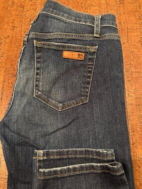 Joe's Jeans Women’s 28 Straight Ankle Dark Wash Blue Stretch Denim Jeans